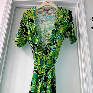 Lilly Pulitzer wrap dress, women’s size XL